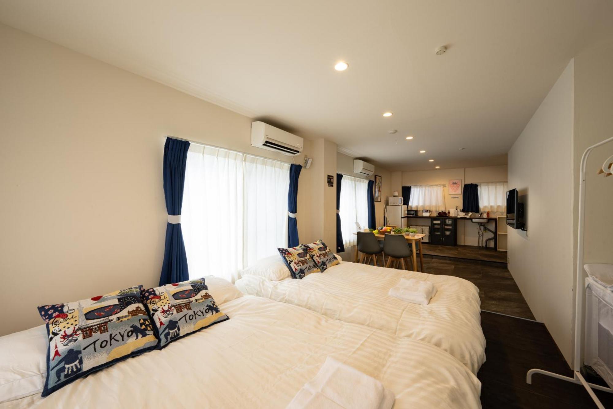 Thunder Hotel -雷門サンダーホテル- 浅草駅から徒歩5分 ベビー用品付き ファミリーも歓迎 大人8名もok!! طوكيو المظهر الخارجي الصورة