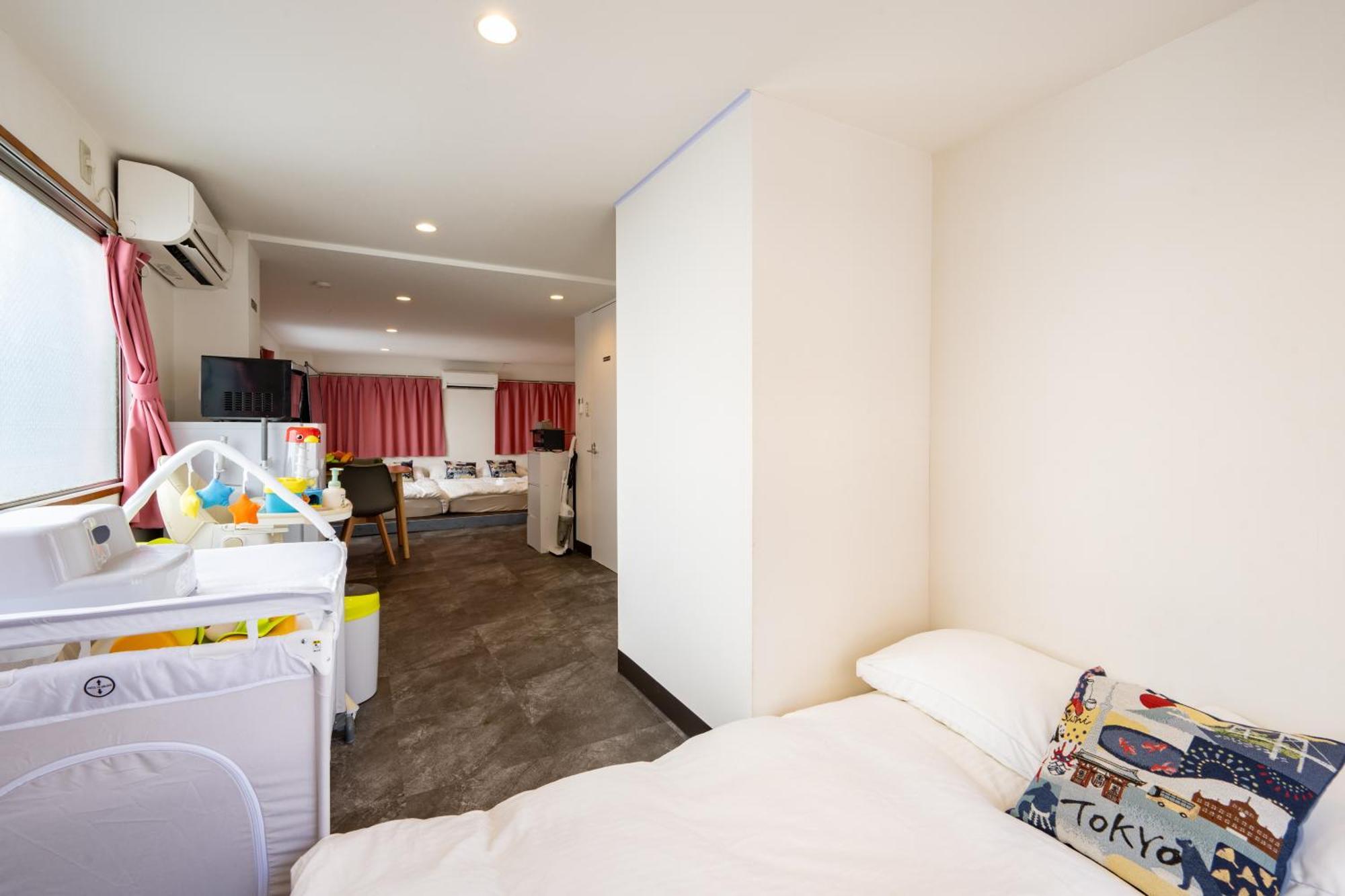 Thunder Hotel -雷門サンダーホテル- 浅草駅から徒歩5分 ベビー用品付き ファミリーも歓迎 大人8名もok!! طوكيو المظهر الخارجي الصورة